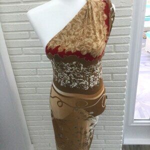 Gaultier JPG One shoulder PARIS dress S